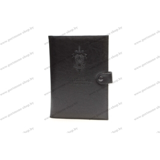 Обложка для ежедневника А5 из искусственной кожи с эмблемой КГБ РБ