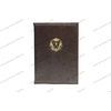 Обложка на рабочую тетрадь из натуральной кожи Пограничной службы формат А4