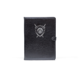 Папка А4 с объемным карманом и прижимным механизмом на кнопке