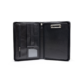 Папка А4 с двумя объемными карманами для бумаг (на молнии)