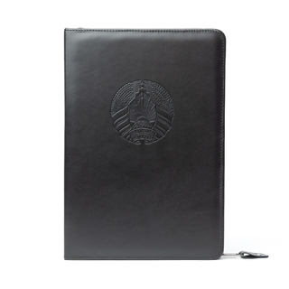 Папка А4 с гербом на молнии